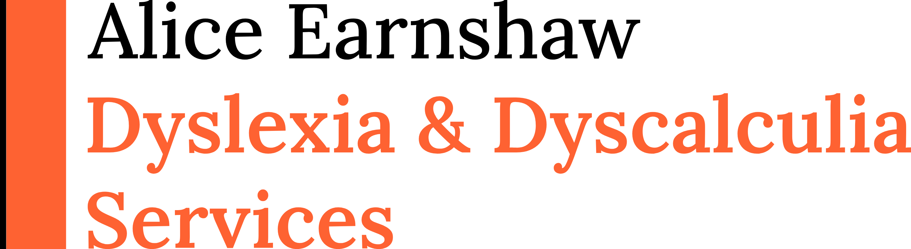 Alice Earnshaw Dyslexia & Dyscalculia Services